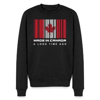 Né au Canada Cadeau canadien - Pull Premium bio Homme - noir - Devant - Nico (187cm)