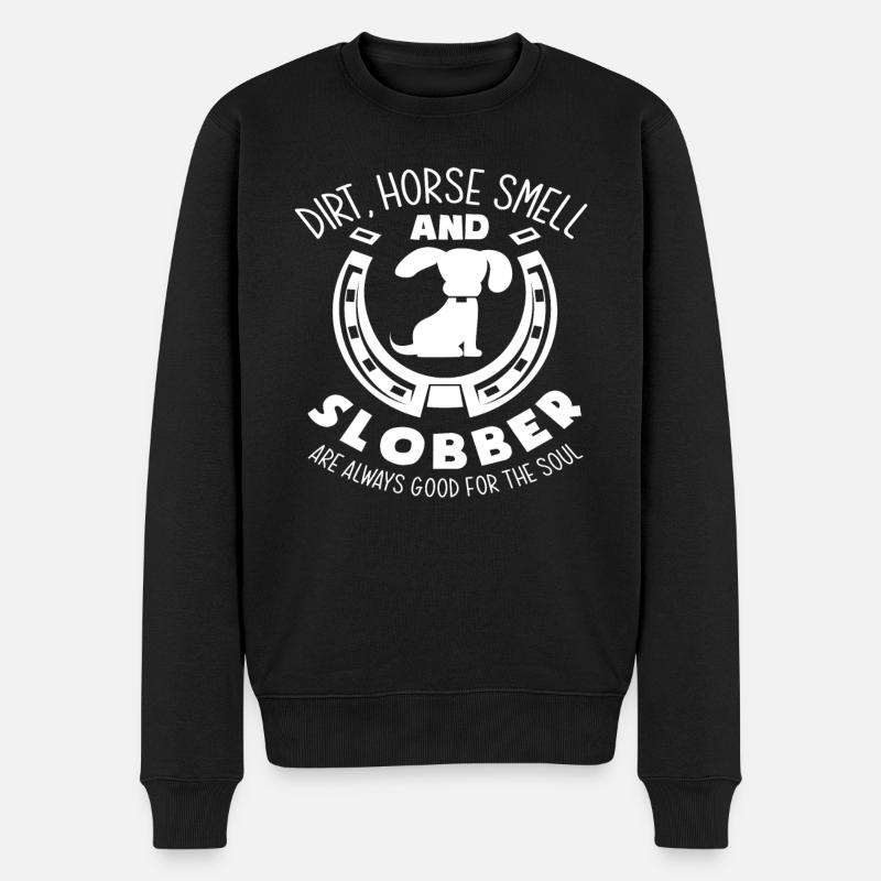 Chevaux Chiens Propriétaire Cadeau - Pull Premium bio Homme - noir