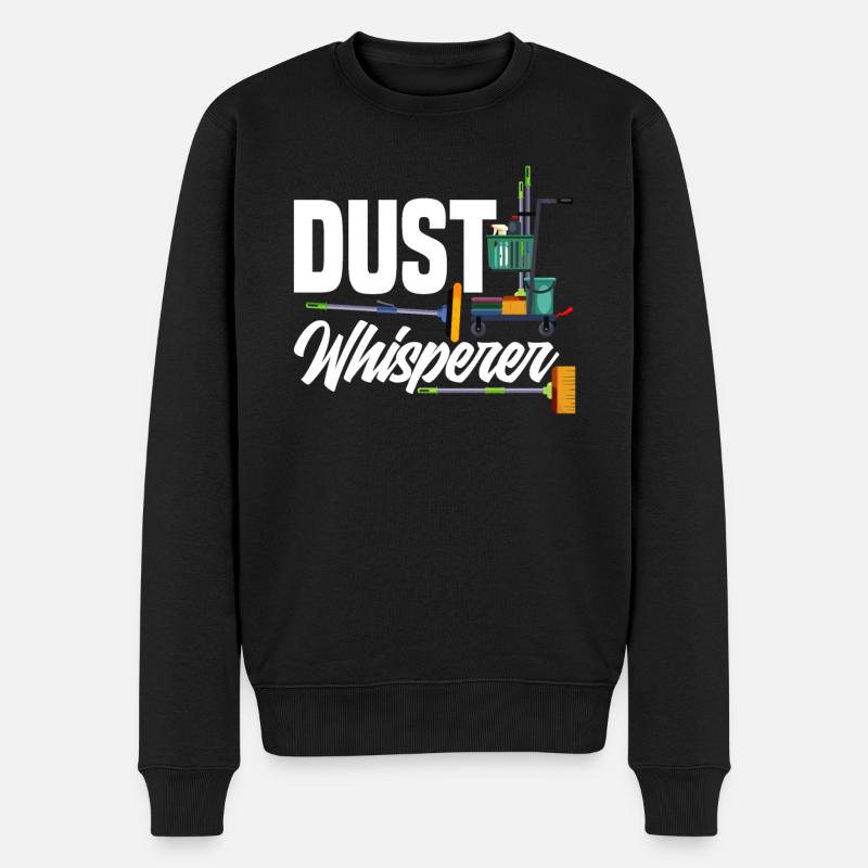 Concierge d’école Dust Whisperer - Pull Premium bio Homme - noir