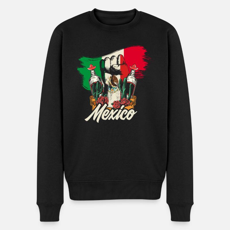 Mexique - Pull Premium bio Homme - noir