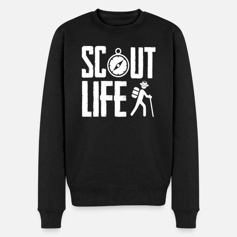 Vie scoute - Pull Premium bio Homme - noir