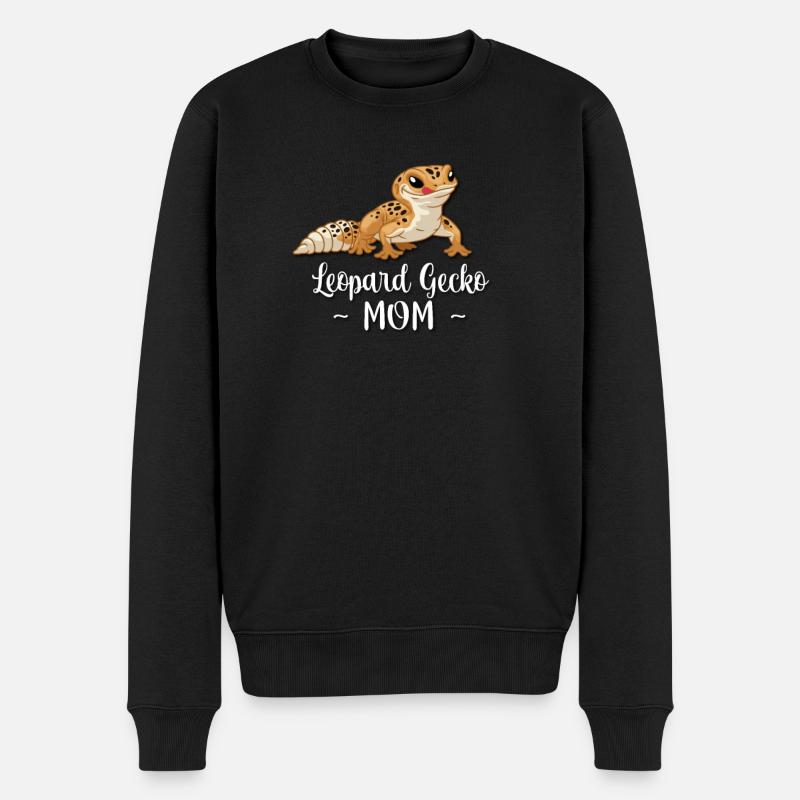 Gecko léopard - Pull Premium bio Homme - noir