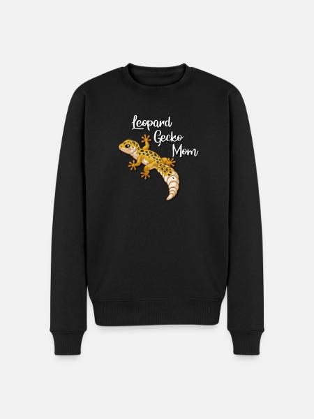 Leopardgecko - Männer Premium Bio Pullover - Schwarz