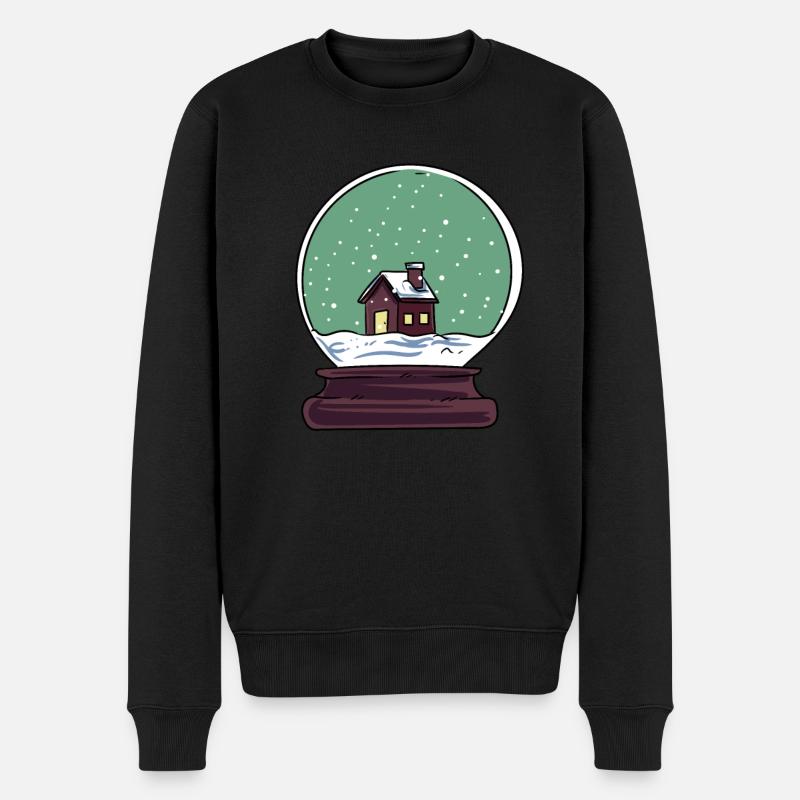 Boule à neige - Pull Premium bio Homme - noir