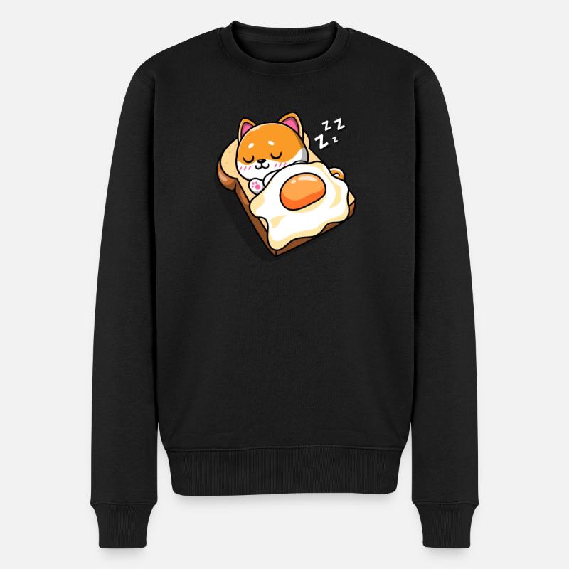 Shiba Inu - Männer Premium Bio Pullover - Schwarz