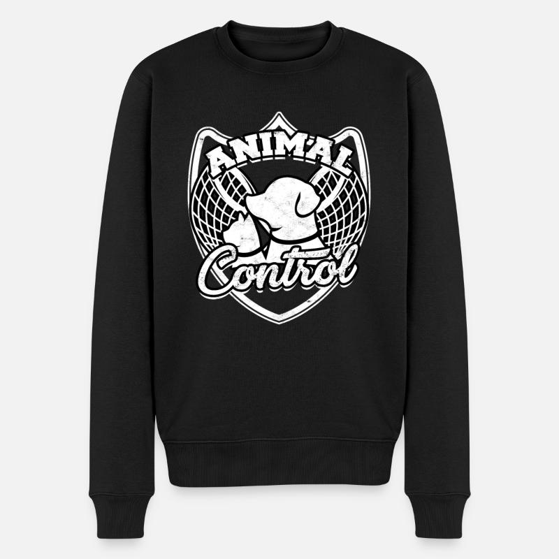 tierrettung tierschutz hund katze tier haustier li - Männer Premium Bio Pullover - Schwarz