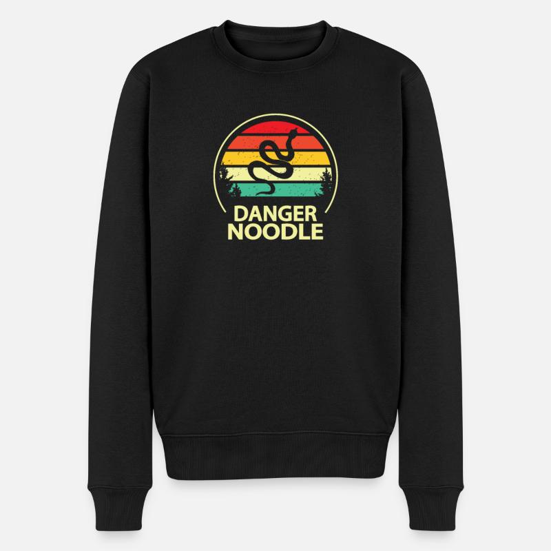 Nouilles Danger - Pull Premium bio Homme - noir