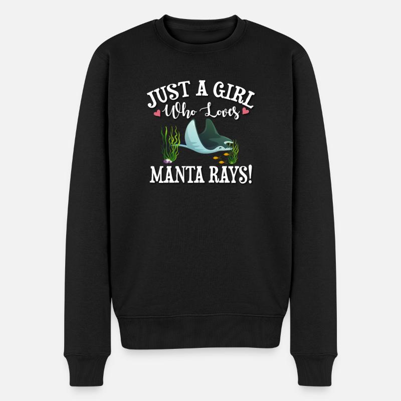 Mantarochen - Männer Premium Bio Pullover - Schwarz