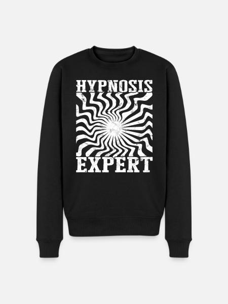 hypnotic hypnotize hypnotist - Men's Premium Organic Jumper - black