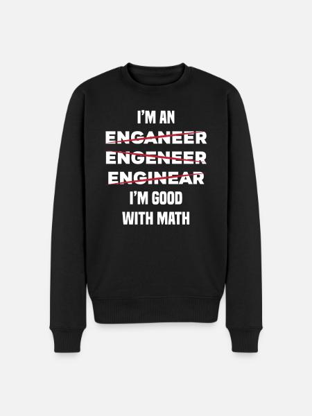 Engineer - Men's Premium Organic Jumper - black