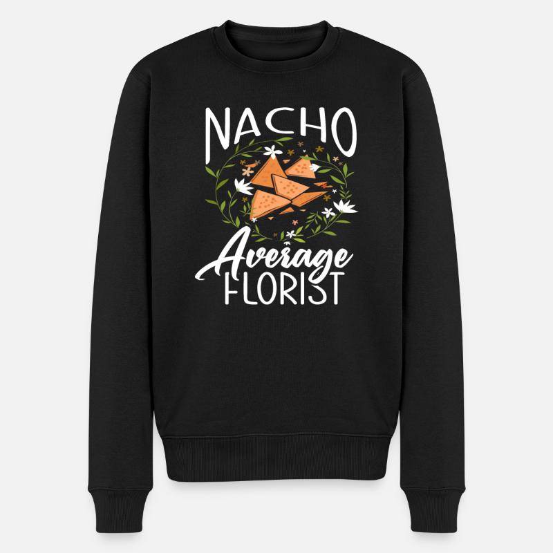Fleuriste Fleuriste Nacho - Pull Premium bio Homme - noir