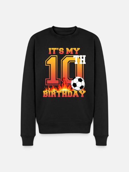 Football player-10. - Men's Premium Organic Jumper - black