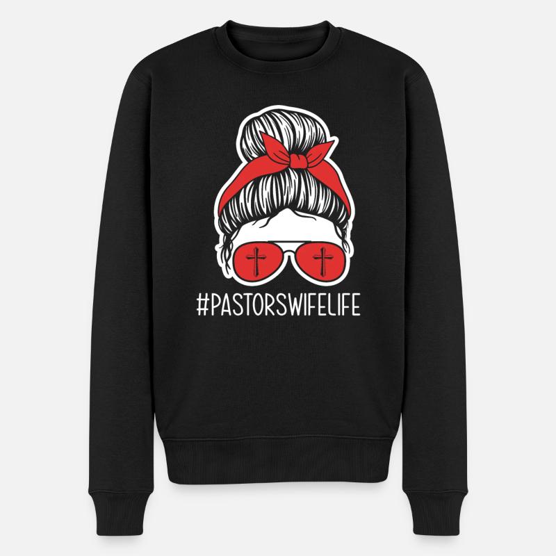 Pasteur Pasteur Épouse Vie - Pull Premium bio Homme - noir