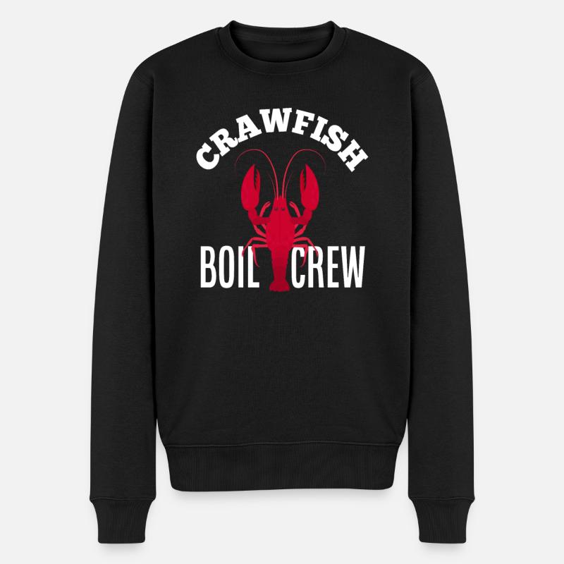 Écrevisses saison disant cadeau - Pull Premium bio Homme - noir