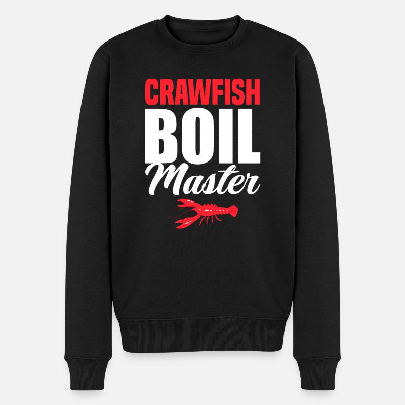 Crawfish Chef Gift - Men's Premium Organic Jumper - black