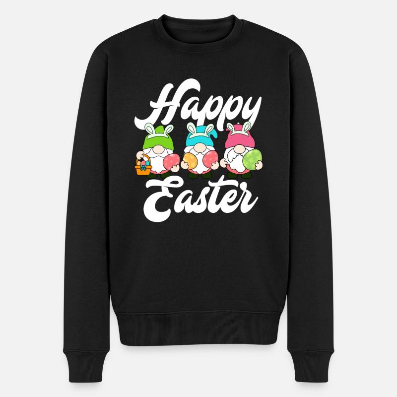 Joyeuses Pâques - Pull Premium bio Homme - noir
