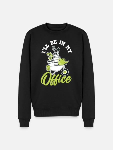 Garden Office Funny Garden - Men's Premium Organic Jumper - black