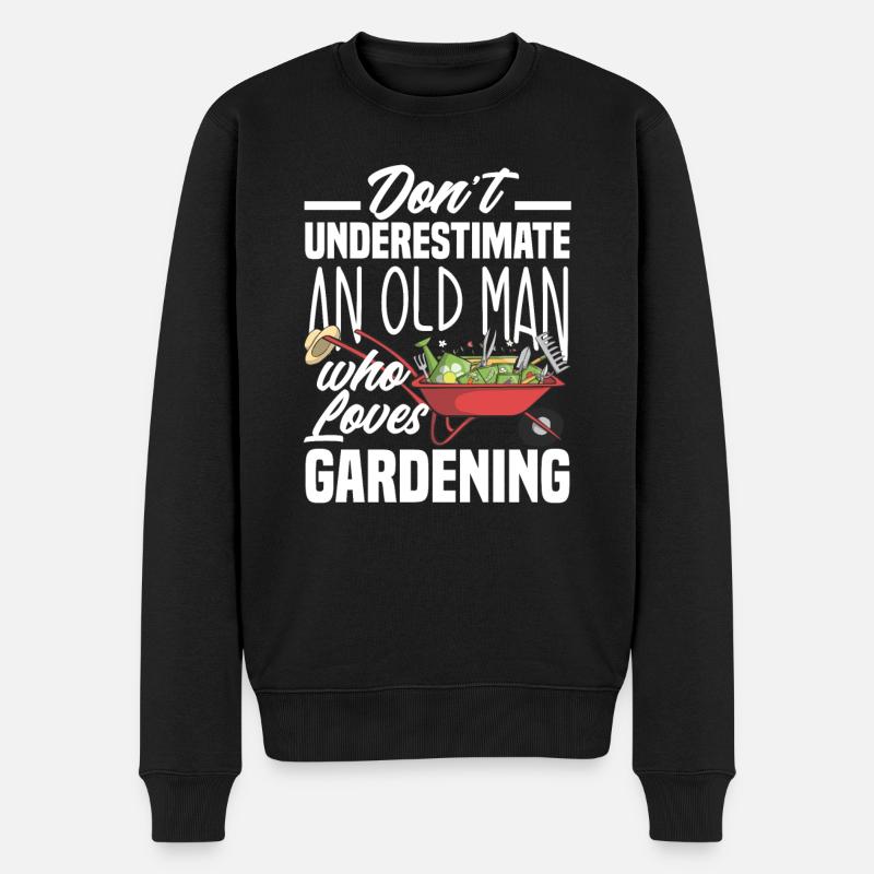 Jardin Vieil Homme - Pull Premium bio Homme - noir
