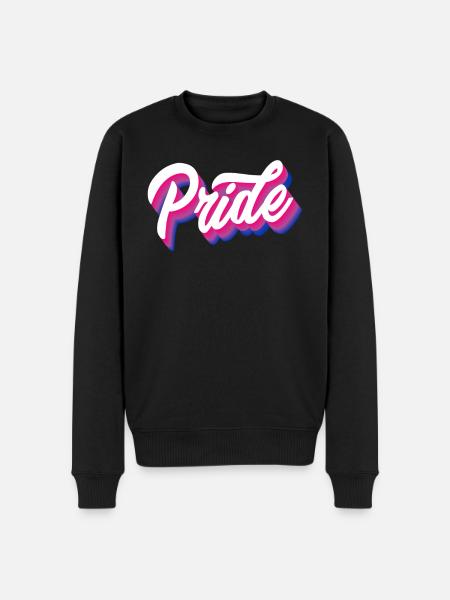 Proud Bisexual Gender Bisexuality - Men's Premium Organic Jumper - black
