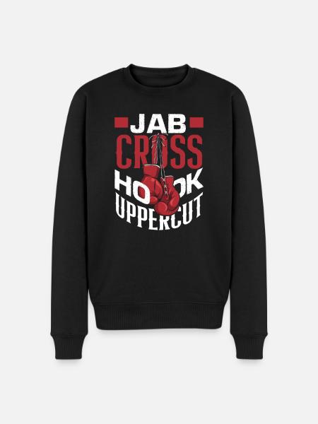 Boxing, Boxer, Athlete - Men's Premium Organic Jumper - black