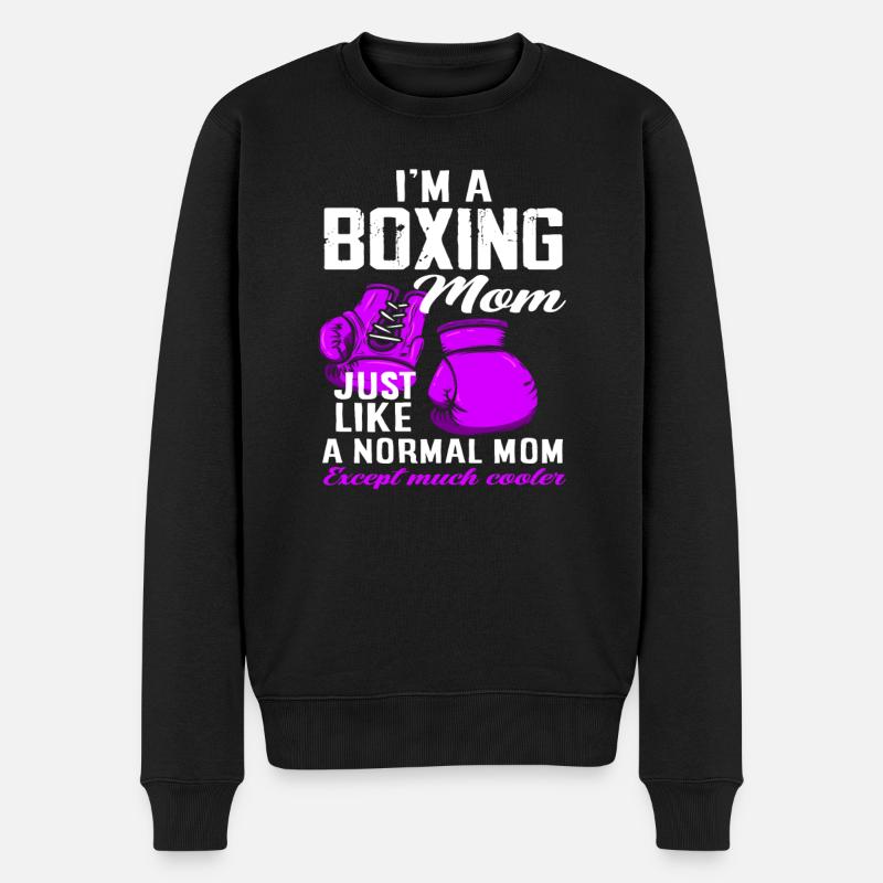 Boxe maman maman cadeau - Pull Premium bio Homme - noir