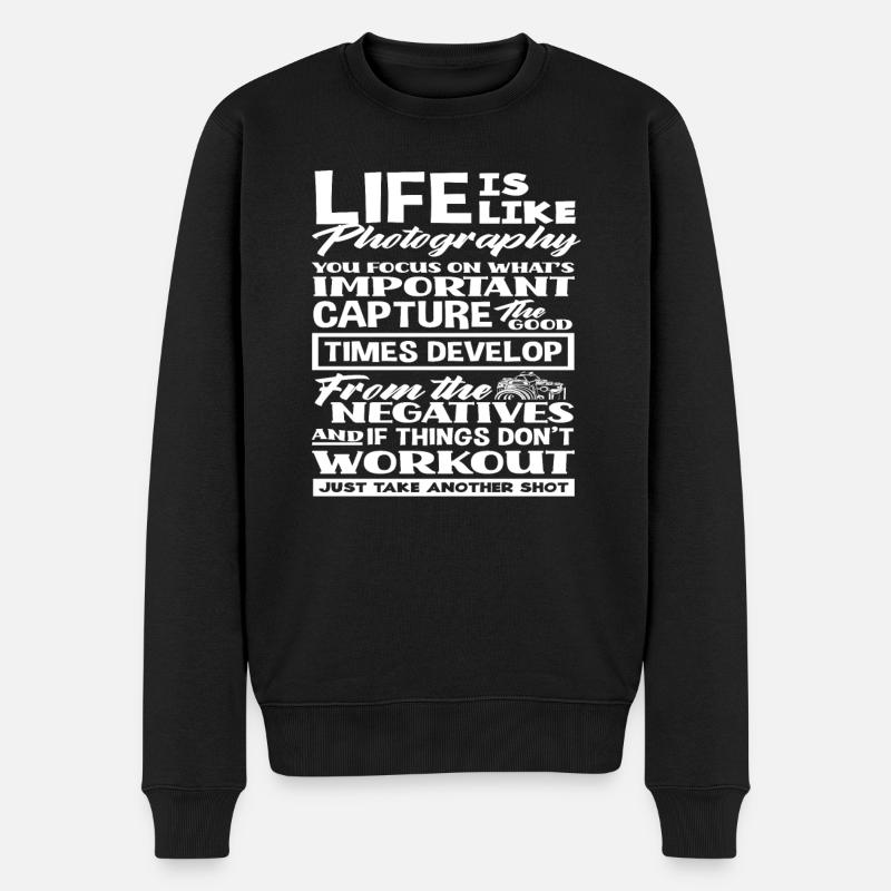 Vie de photographe - Pull Premium bio Homme - noir