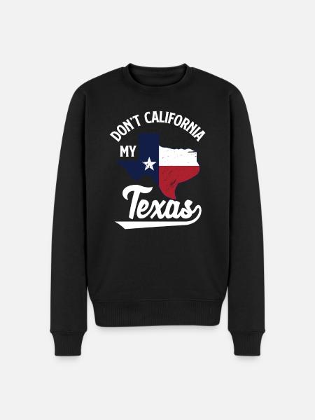 Texas - Männer Premium Bio Pullover - Schwarz