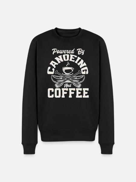 Canoe Coffee - Men's Premium Organic Jumper - black