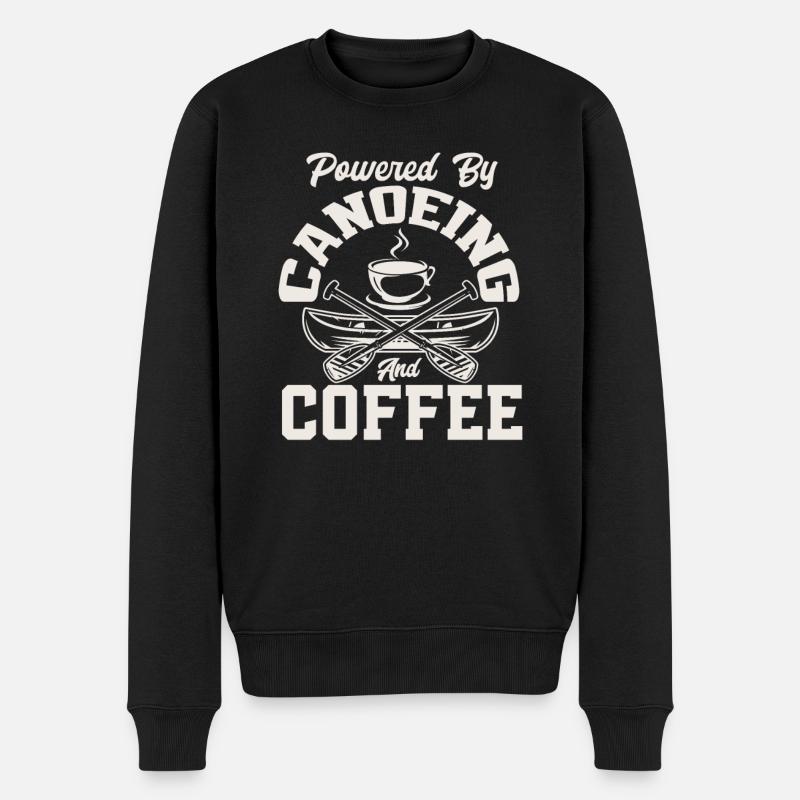 Café de canoë - Pull Premium bio Homme - noir