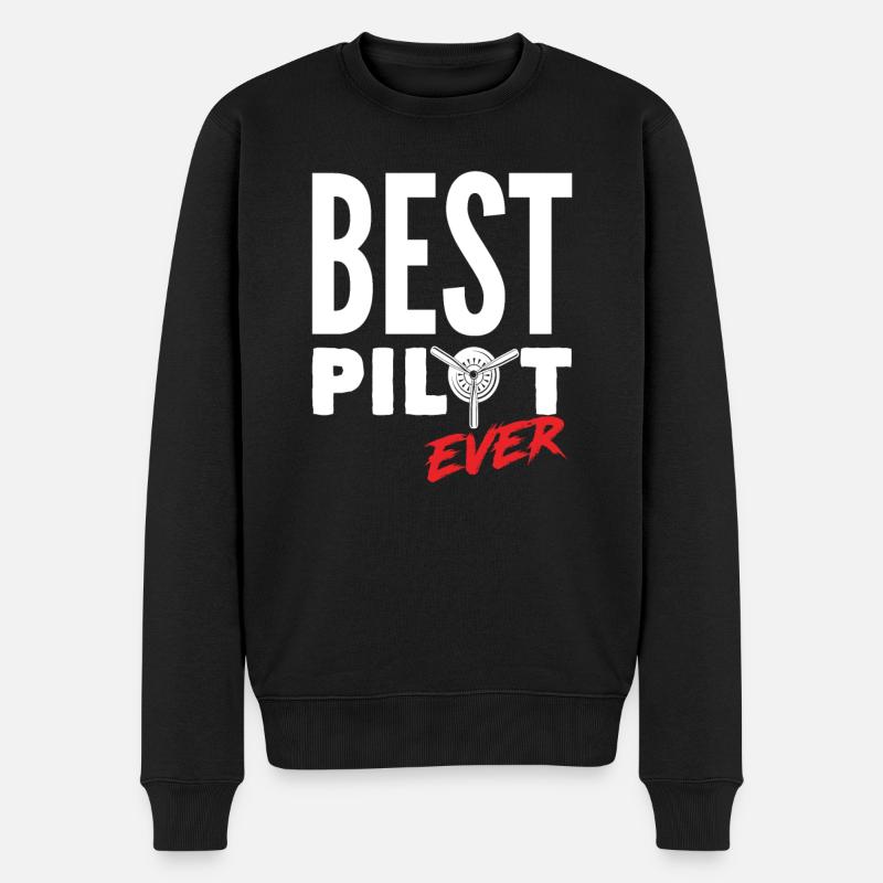 Meilleur pilote - Pull Premium bio Homme - noir