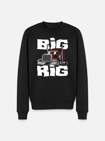 Truck driver Truck - Men's Premium Organic Jumper - black