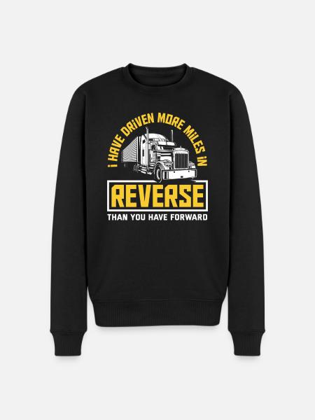 Truck driver - Men's Premium Organic Jumper - black