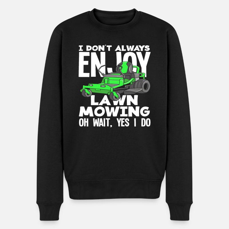 Paysagiste Hobby Pelouse - Pull Premium bio Homme - noir
