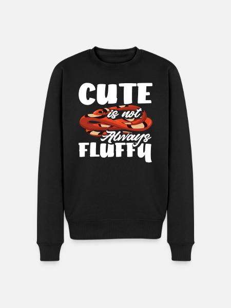 Cute Snake - Men's Premium Organic Jumper - black