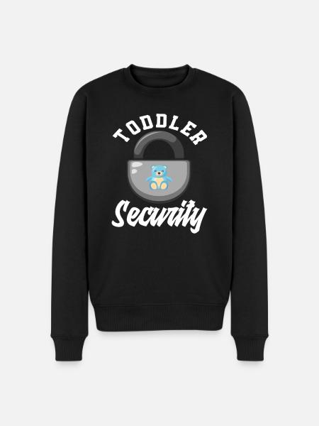 Toddler Safety Kindergarten - Men's Premium Organic Jumper - black
