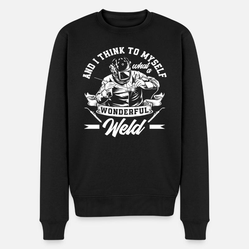 Quelle merveilleuse transpiration - Pull Premium bio Homme - noir
