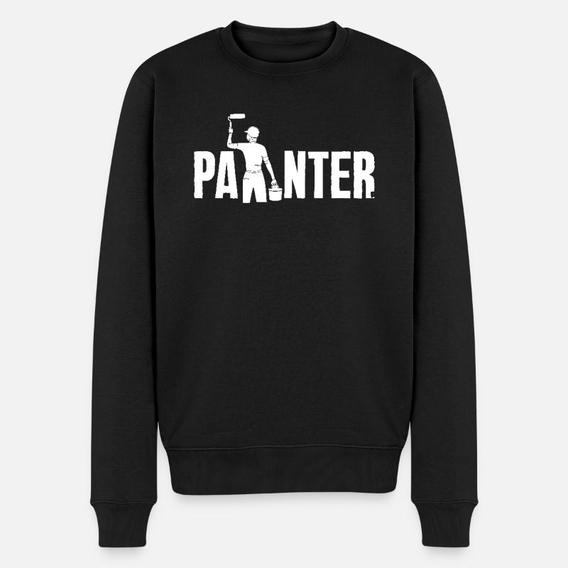 Creative painter with style - Men's Premium Organic Jumper - black
