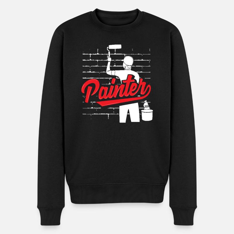 Peintre Art mural Créativité - Pull Premium bio Homme - noir
