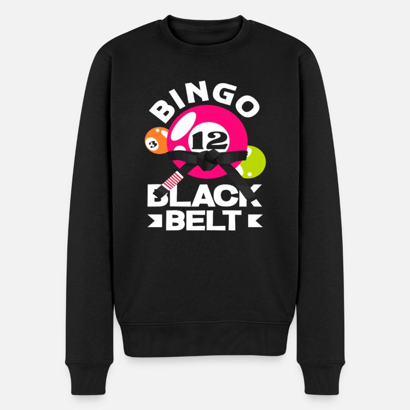 Championnat de Bingo Ceinture Noire - Pull Premium bio Homme - noir