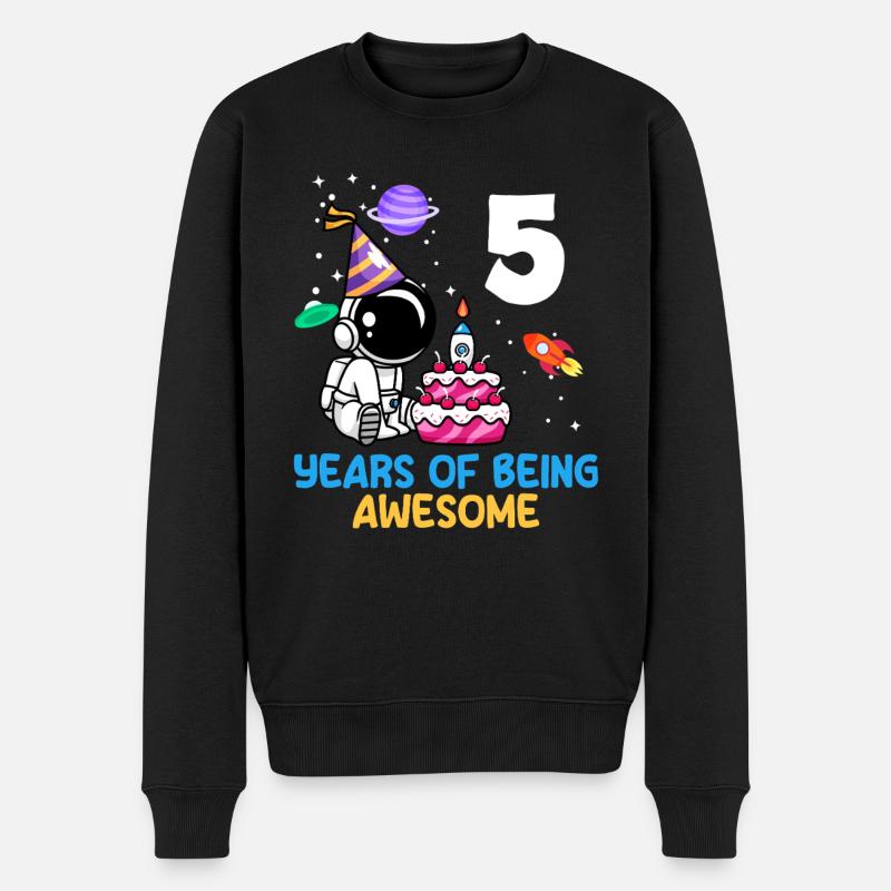 5 ans Be Great Birthday - Pull Premium bio Homme - noir