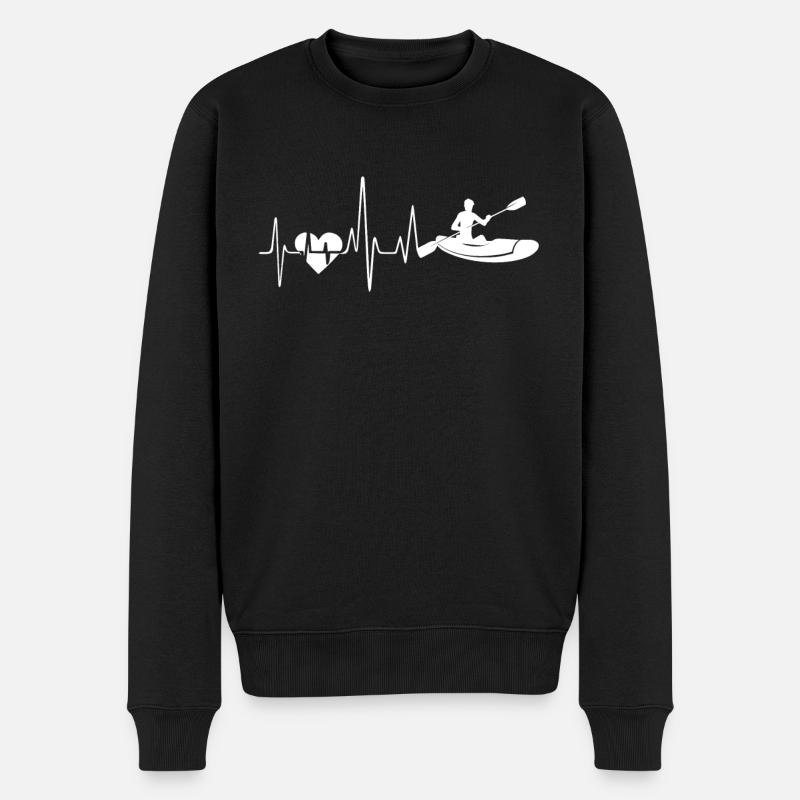 Kayak Kayak rythme cardiaque - Pull Premium bio Homme - noir