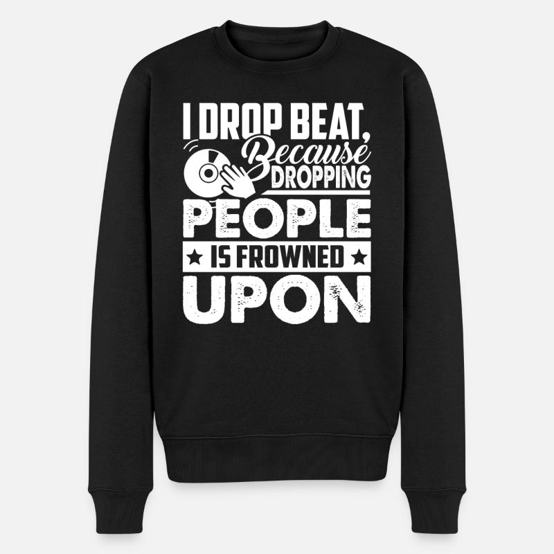 DJ DJ Drop Beats - Pull Premium bio Homme - noir