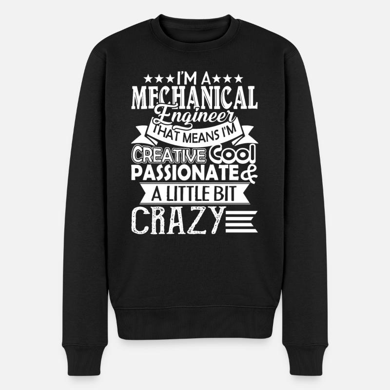 Mechanical Engineer Cool Mechanical Engineer - Men's Premium Organic Jumper - black
