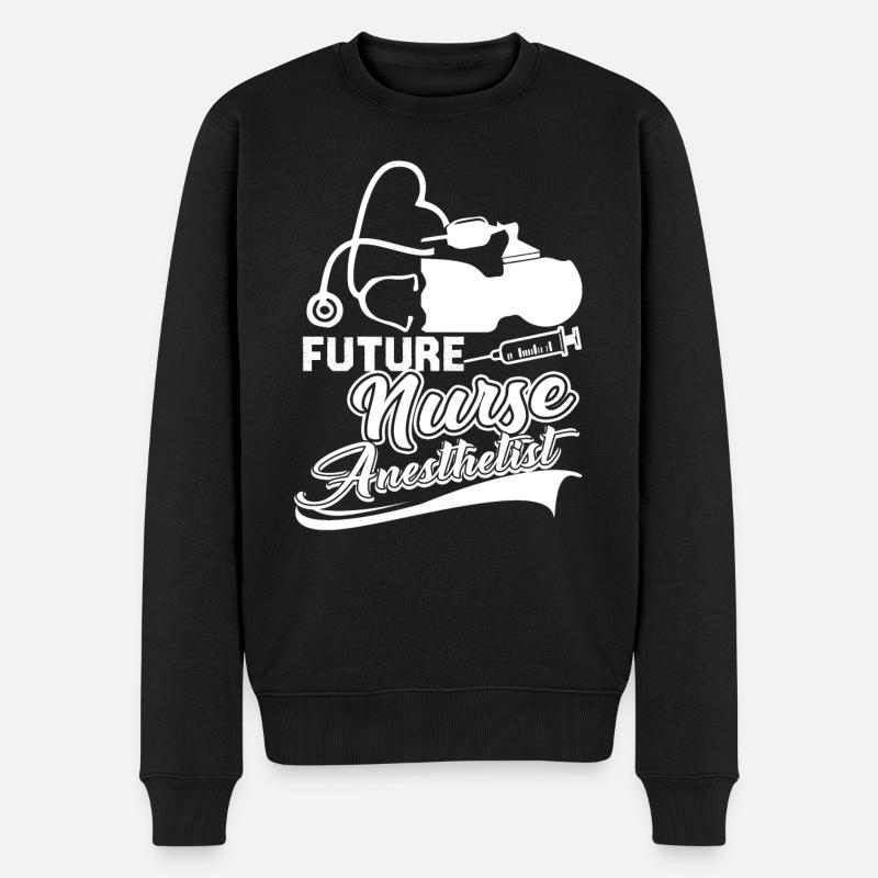 Infirmière Anesthésiste Future Infirmière Anesthésiste - Pull Premium bio Homme - noir