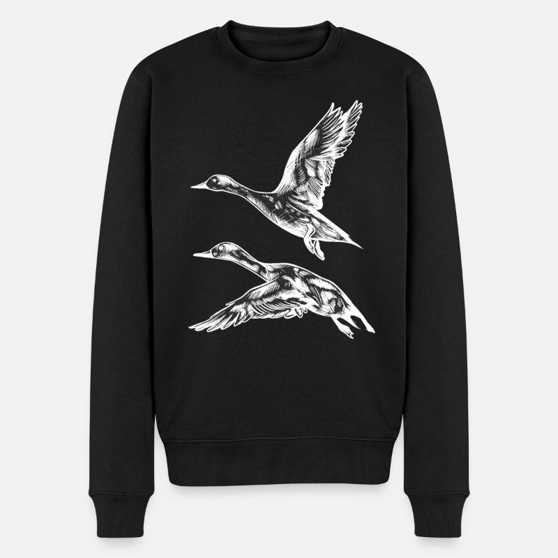 Canard de vol - Pull Premium bio Homme - noir