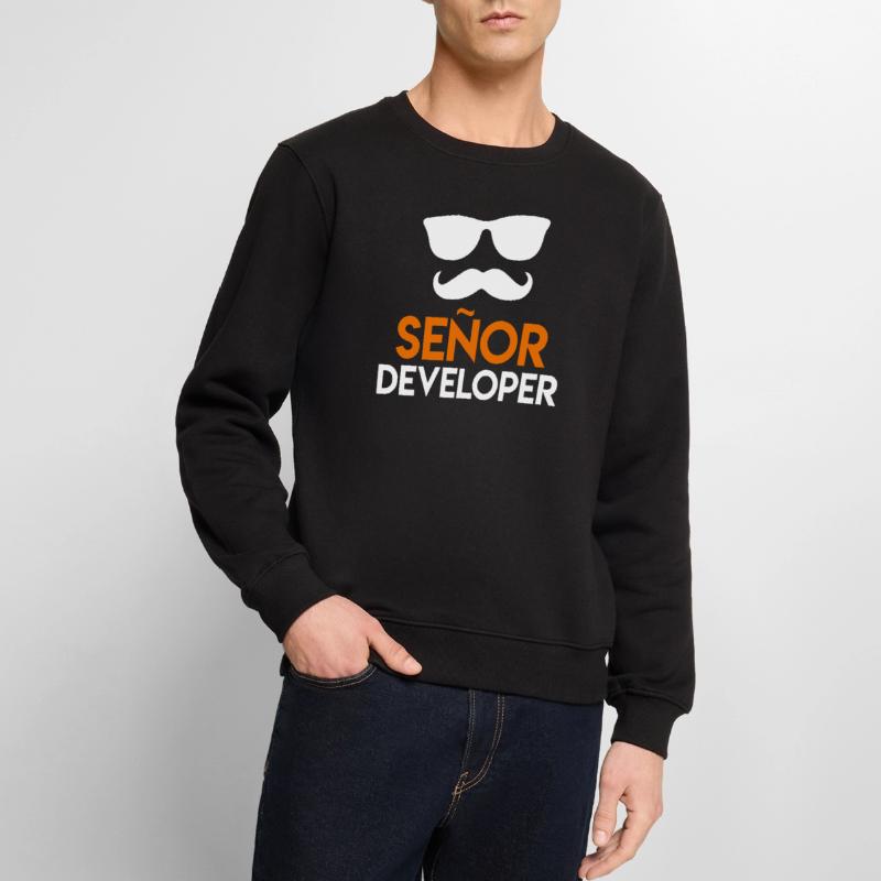 Senor Developer Programmierer Entwickler Nerd Männer Premium Bio Pullover