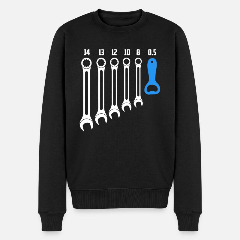 Mécanicien automobile Bouders - Pull Premium bio Homme - noir