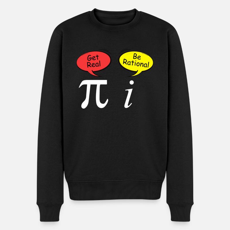 Komplexe Zahlen Witz Irrationale Zahl Mathematik - Männer Premium Bio Pullover - Schwarz
