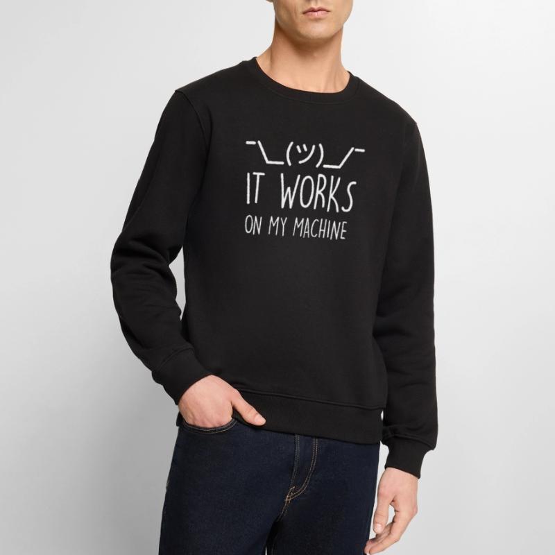Programmierer Witz Debugging Auf meinem PC läufts Männer Premium Bio Pullover