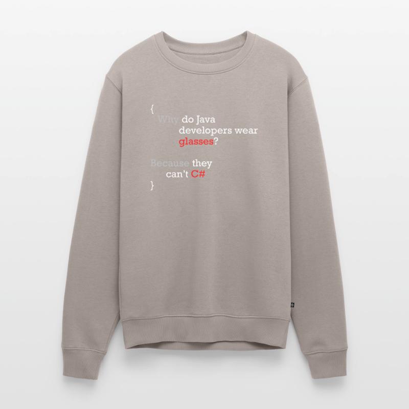 C# Programmierer Witz Code Coder C Sharp Männer Premium Bio Pullover